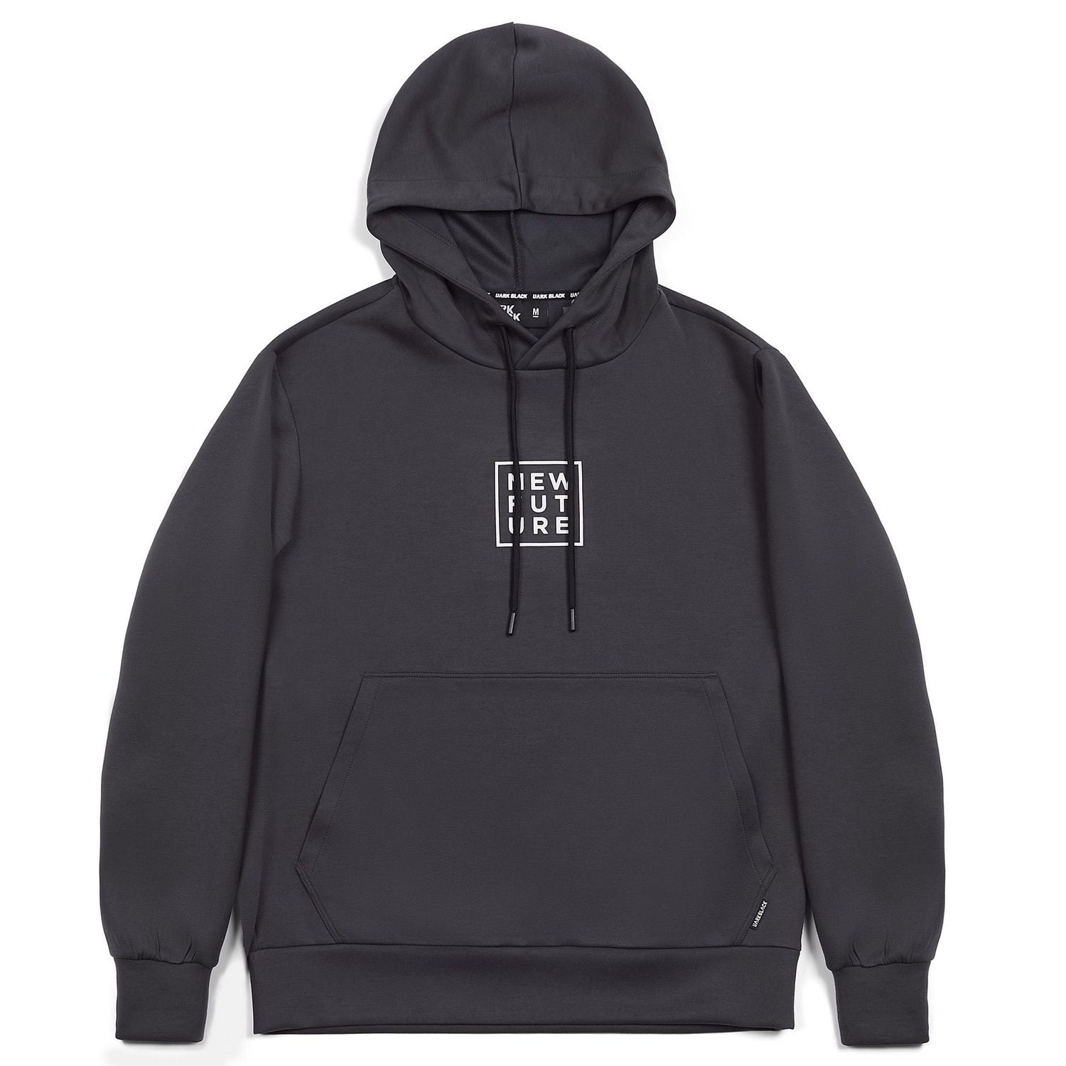 Chandail manches longues à capuchon Dark Black pour hommes