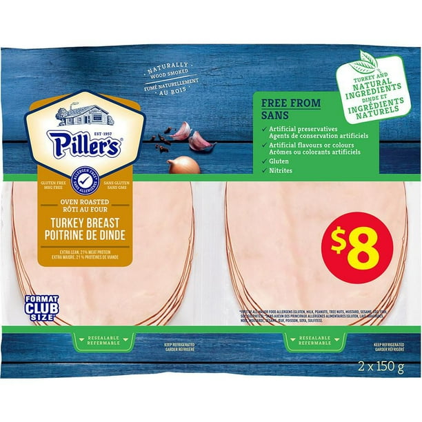 Piller's Oven Roasted Turkey Breast with Natural Ingredients Walmart.ca
