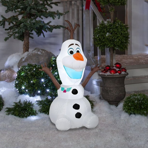 Personnage Olaf lumineux Disney La Reine des neiges 60 LEDs