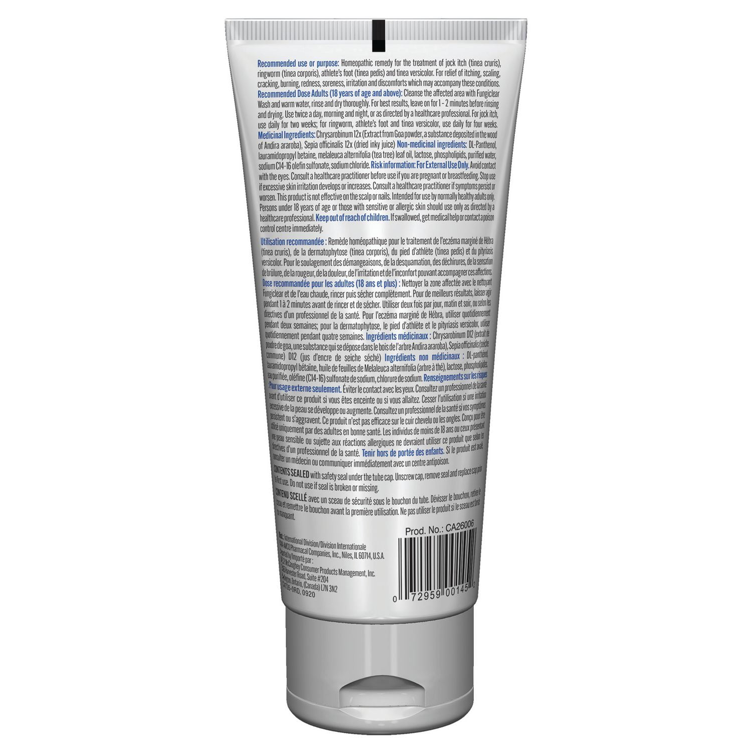 Fungiclear Nettoyant avec Huile d'Arbre à Thé 177 ml