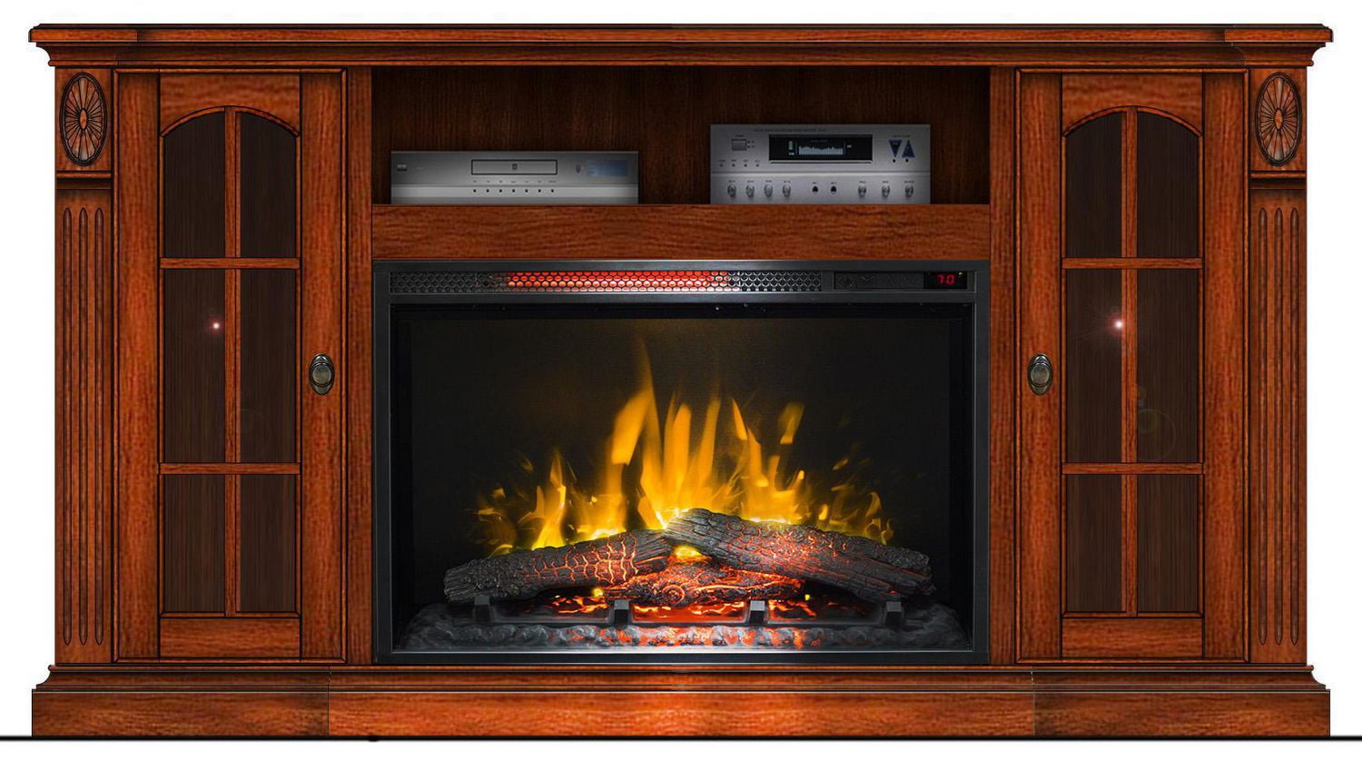 KOMODO ELECTRIC MEDIA FIREPLACE Walmart Canada