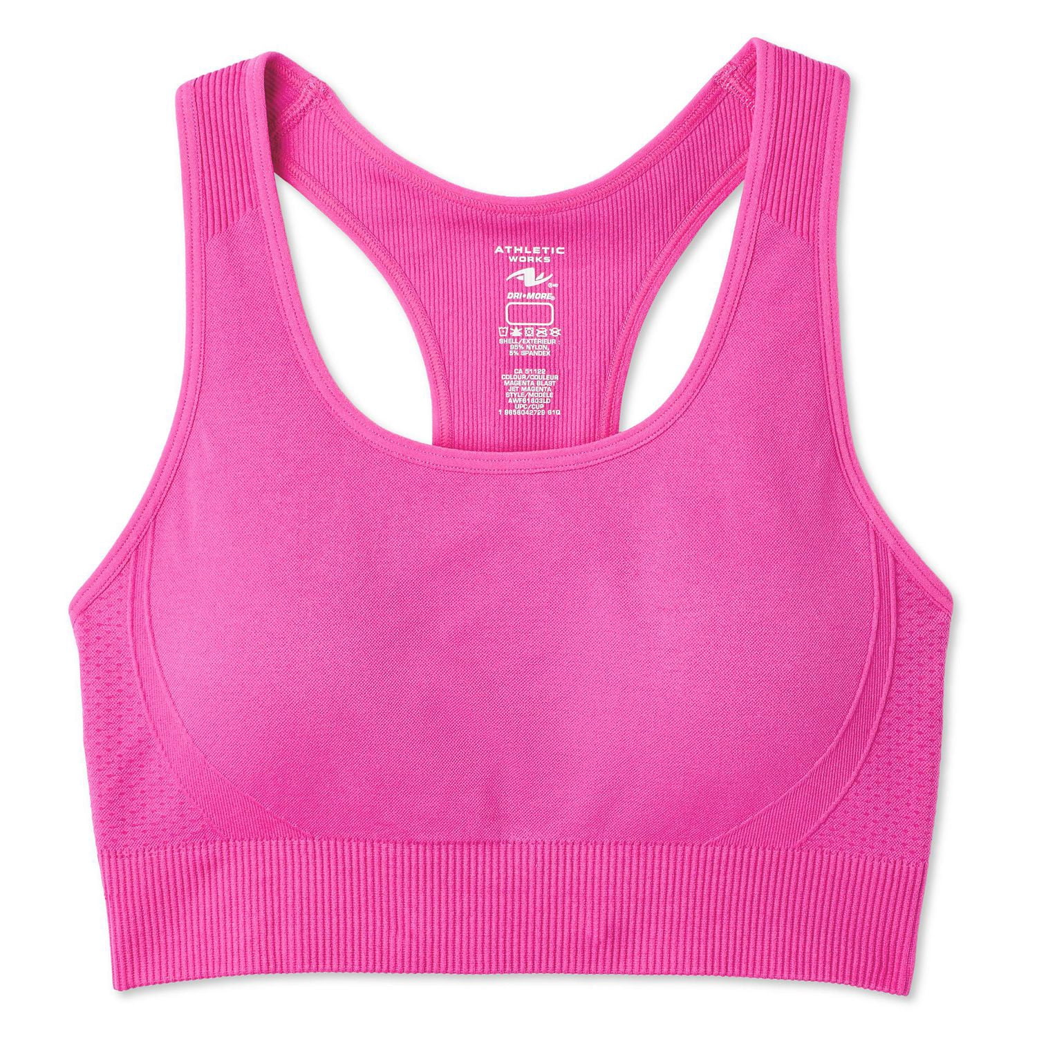 Athletic Works Women's Racerback Sports Bra