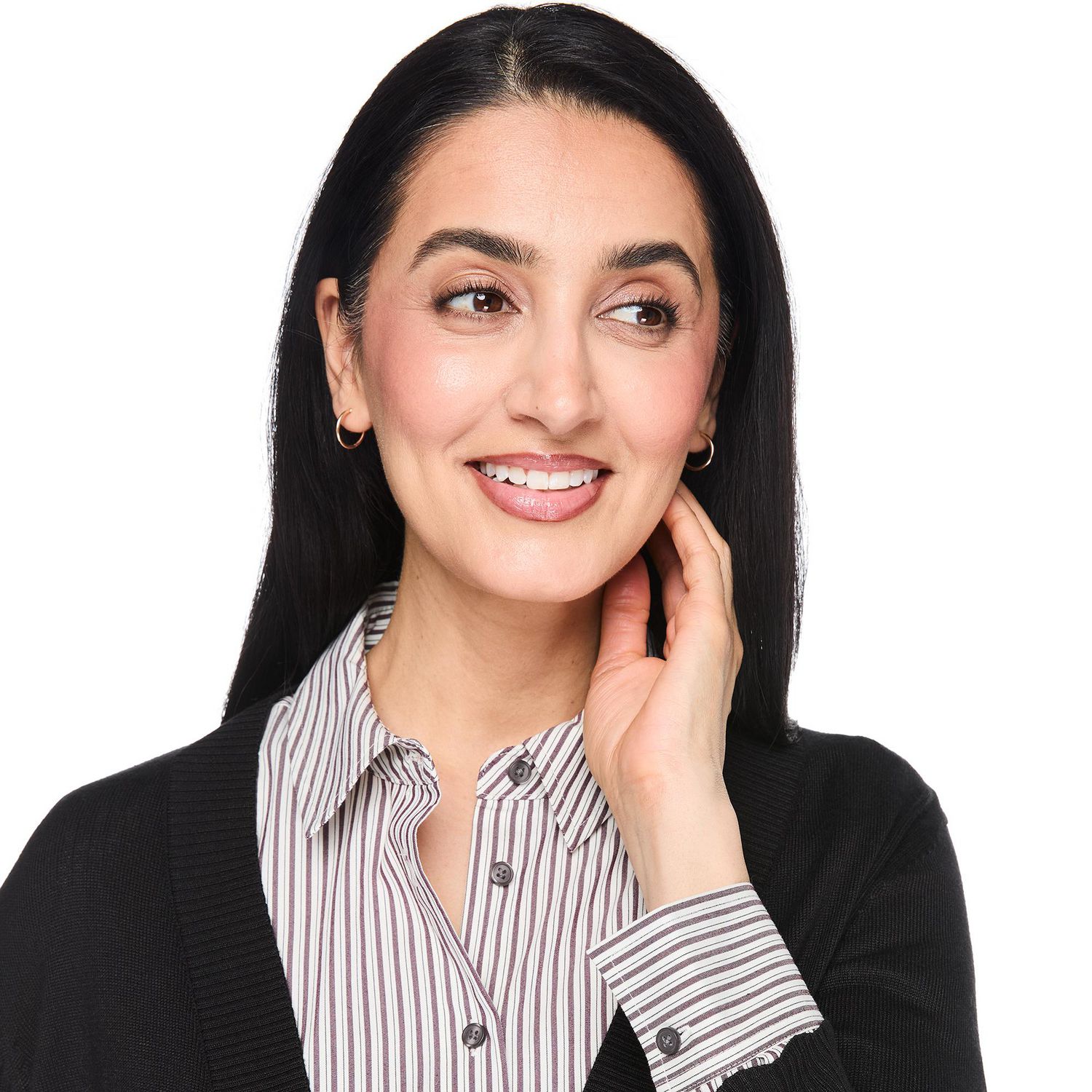 Veste courte en tricot à manches 3/4 Iyla pour femmes