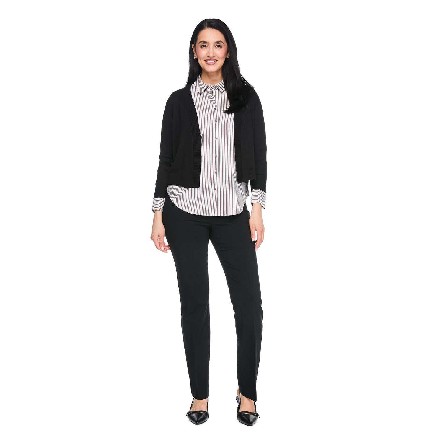 Veste courte en tricot à manches 3/4 Iyla pour femmes