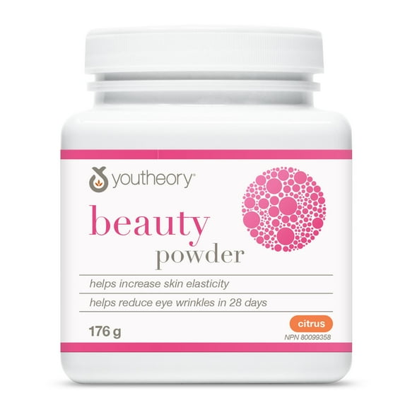 Youtheory Beauty Powder Citrus Flavour, 176 g