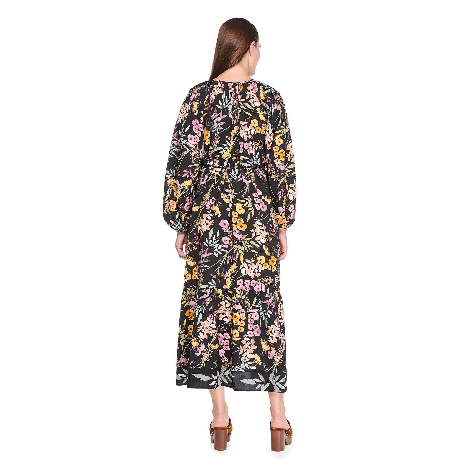 Robe longue imprimée George pour femmes