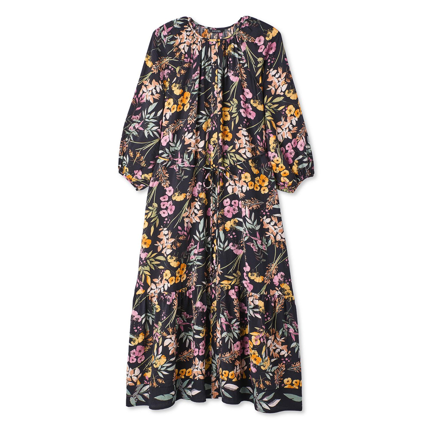 Robe longue imprimée George pour femmes