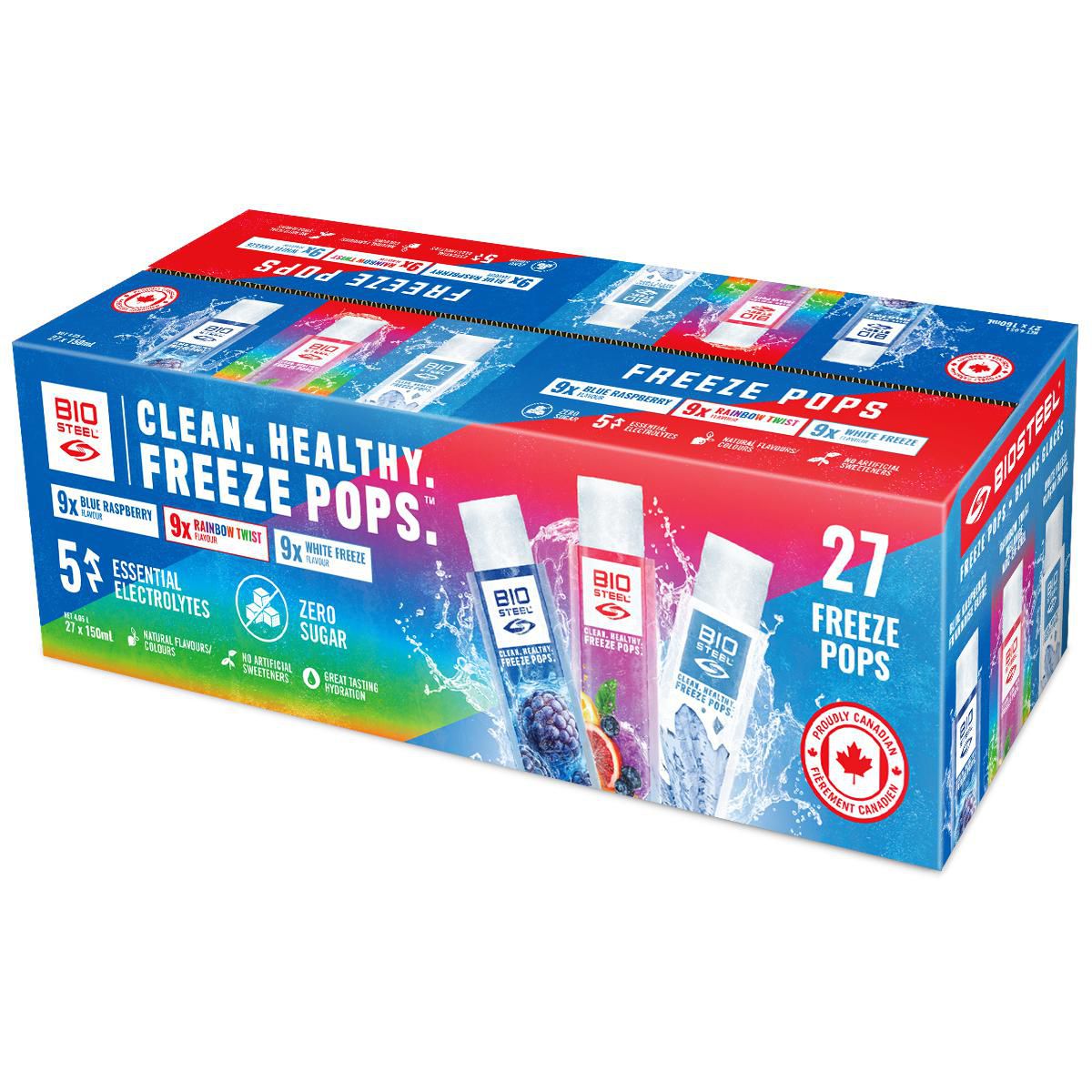 BioSteel Pure. Saine. Batons Glaces.
