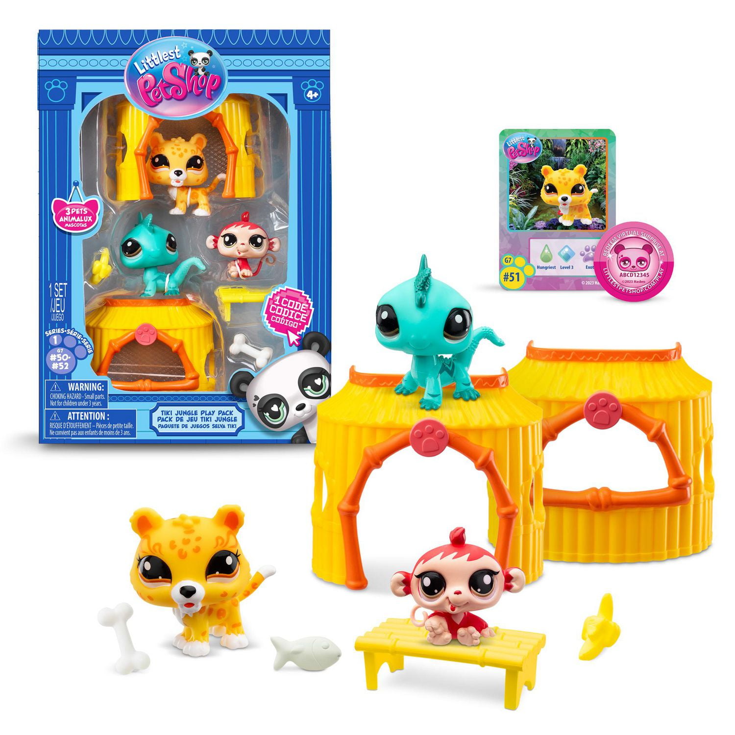 Littlest Pet Shop - Tiki Jungle Play Pack, LPS Tiki Jungle - Walmart.ca