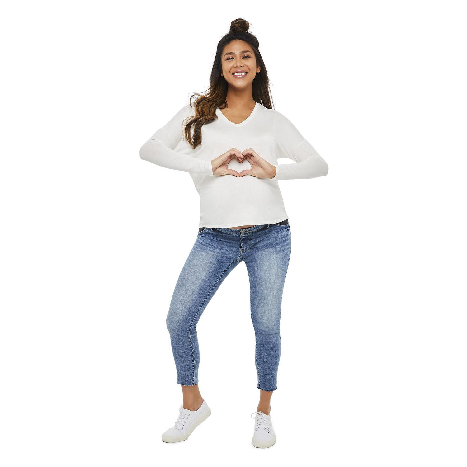 Paisley Sky Maternity Dolman Sleeve Top