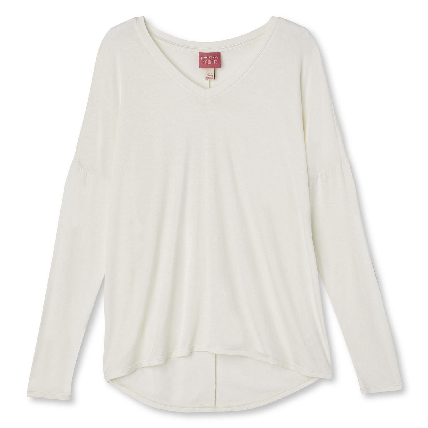 Paisley Sky Maternity Dolman Sleeve Top