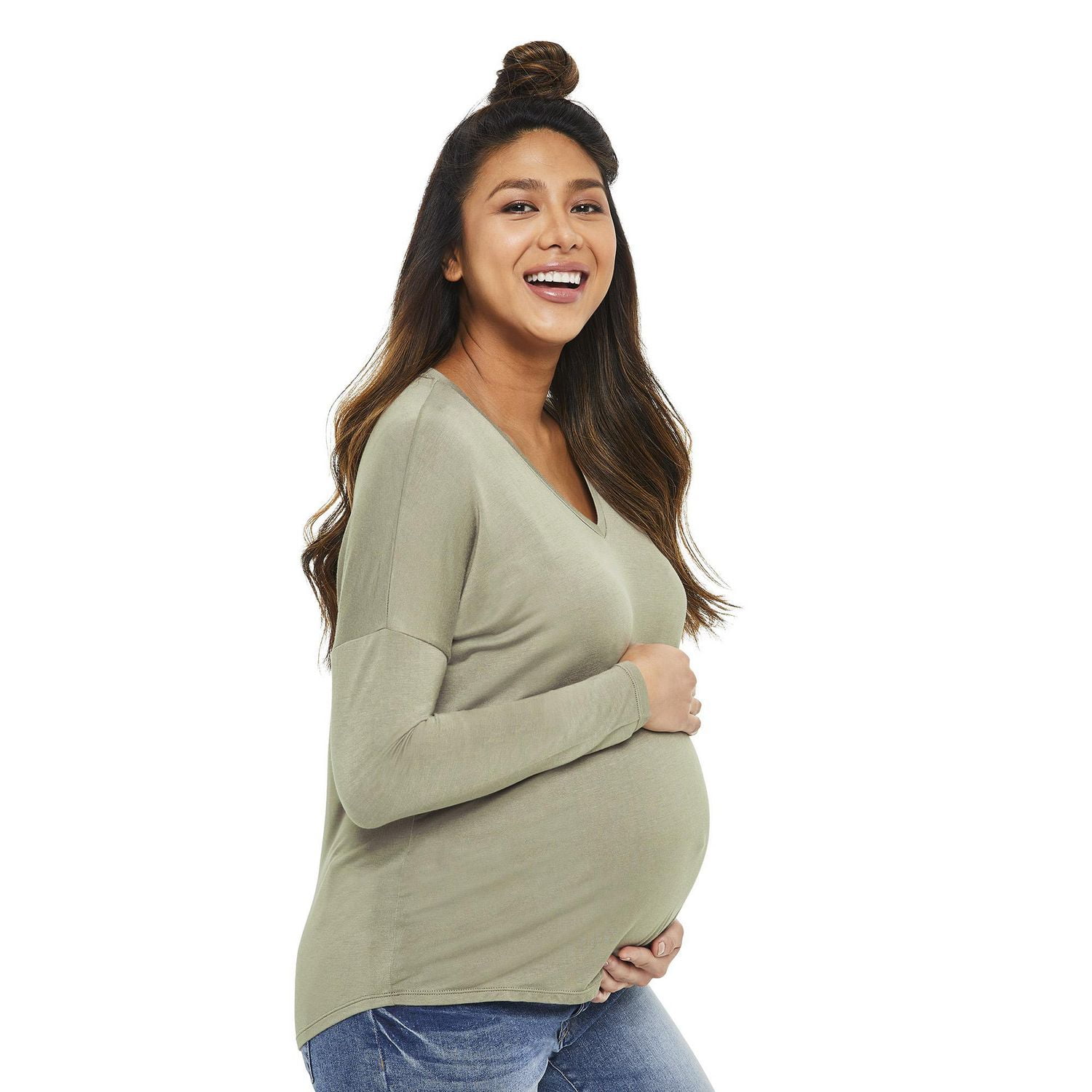 Haut avec manches chauve-souris Paisley Sky Maternité