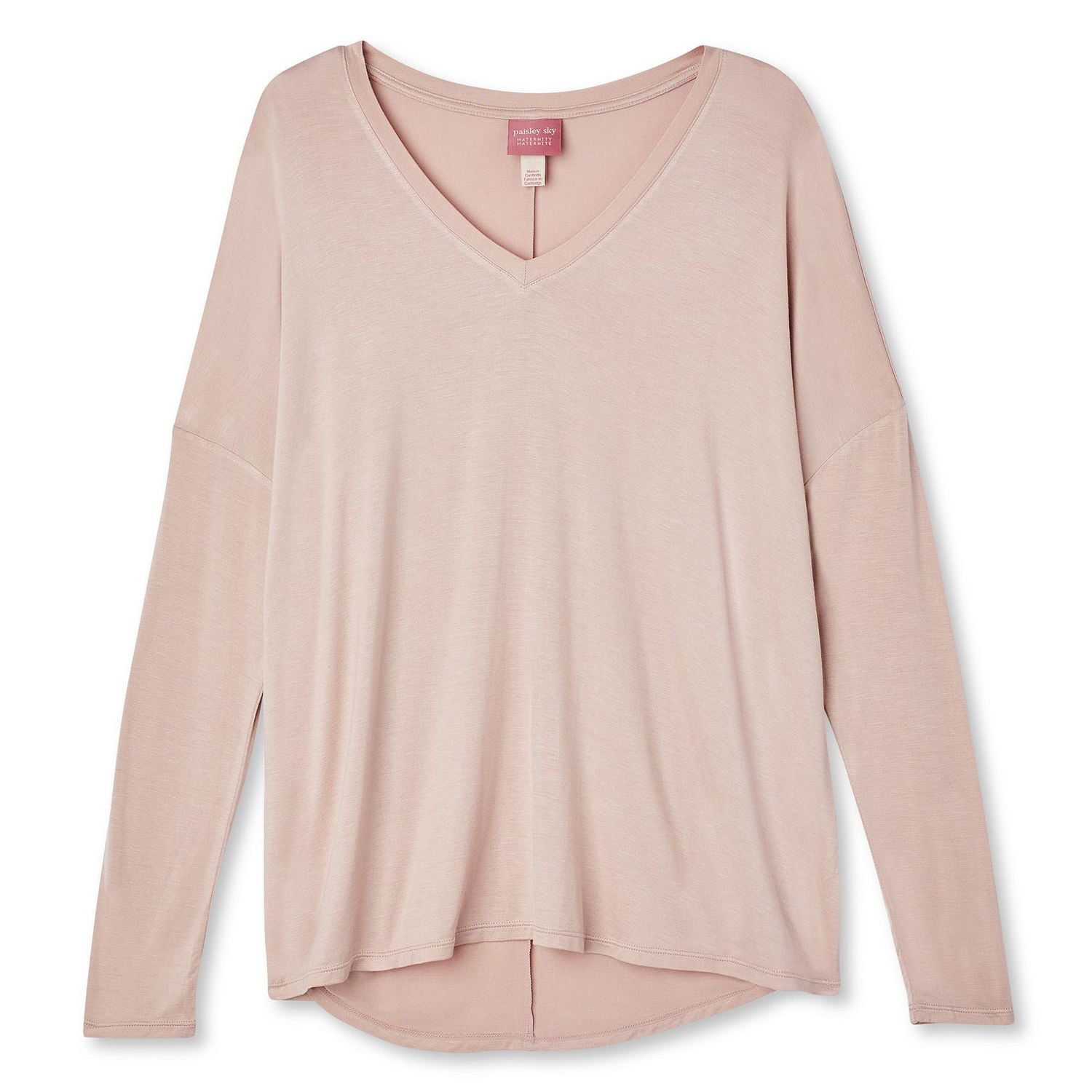 Paisley Sky Maternity Dolman Sleeve Top