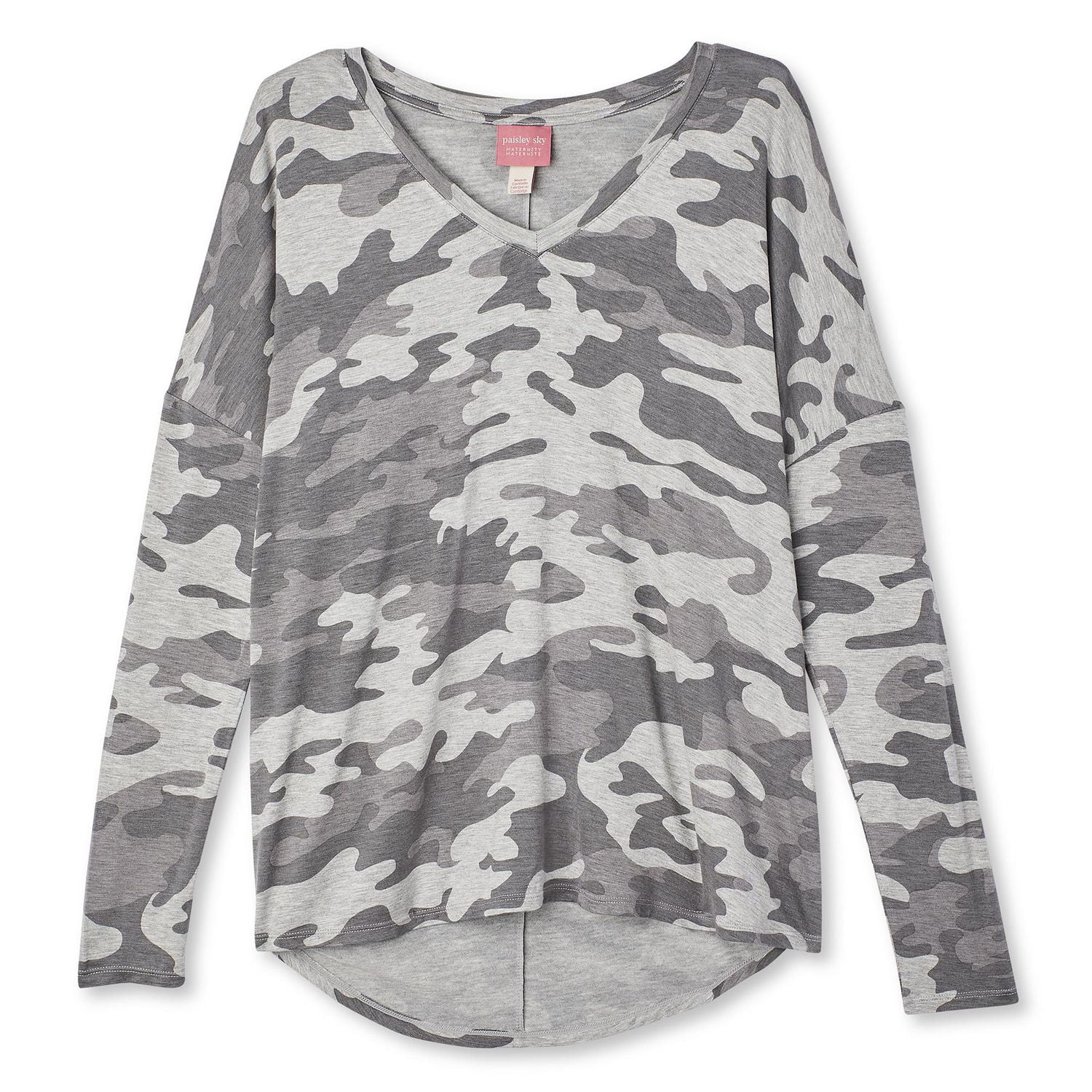 Paisley Sky Maternity Dolman Sleeve Top