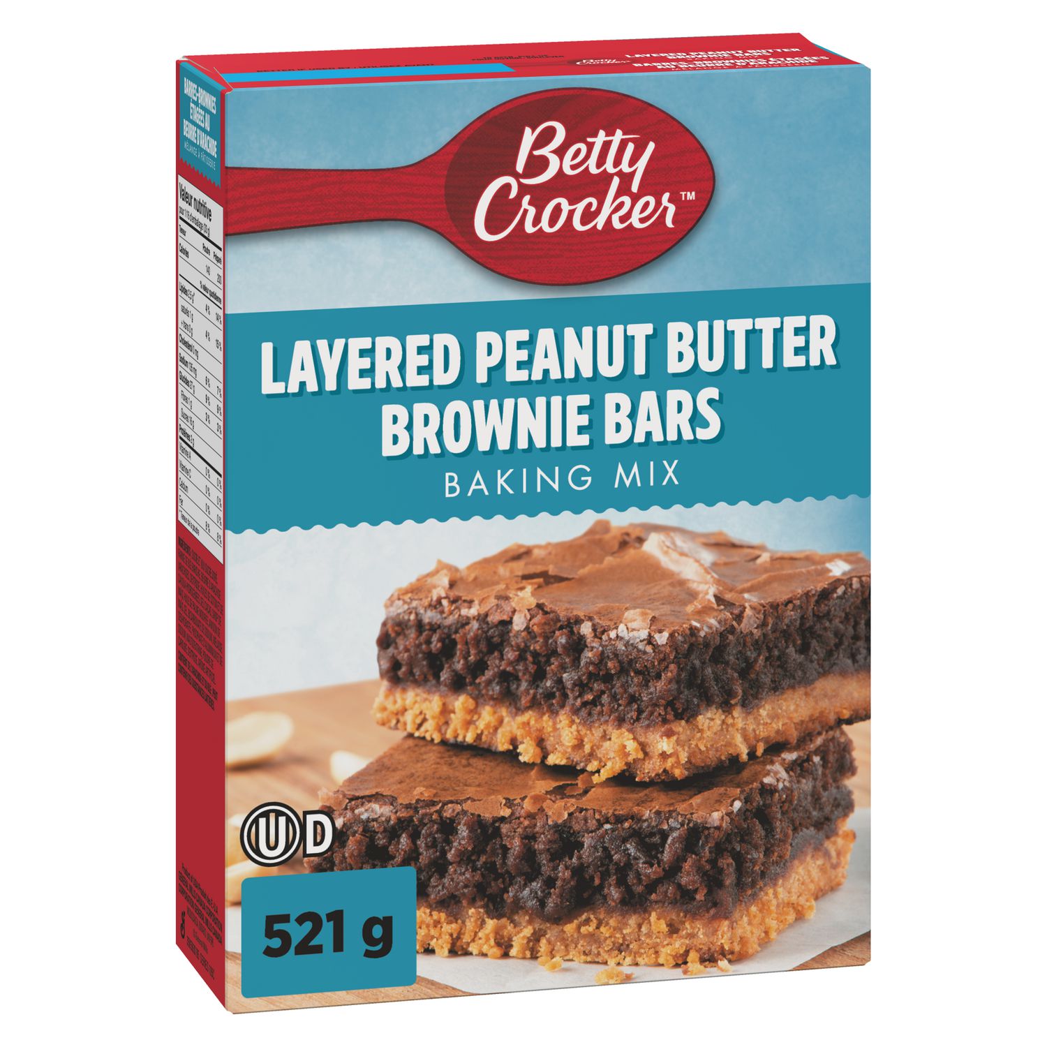 Betty Crocker Layered Peanut Butter Brownie Bars Baking Mix Walmart Canada