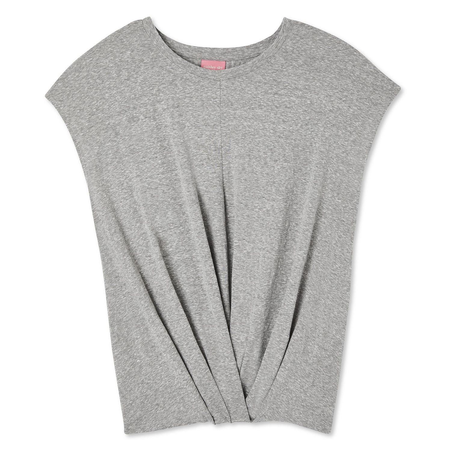 T-shirt imprimé avec ourlet torsadé Paisley Sky Maternité