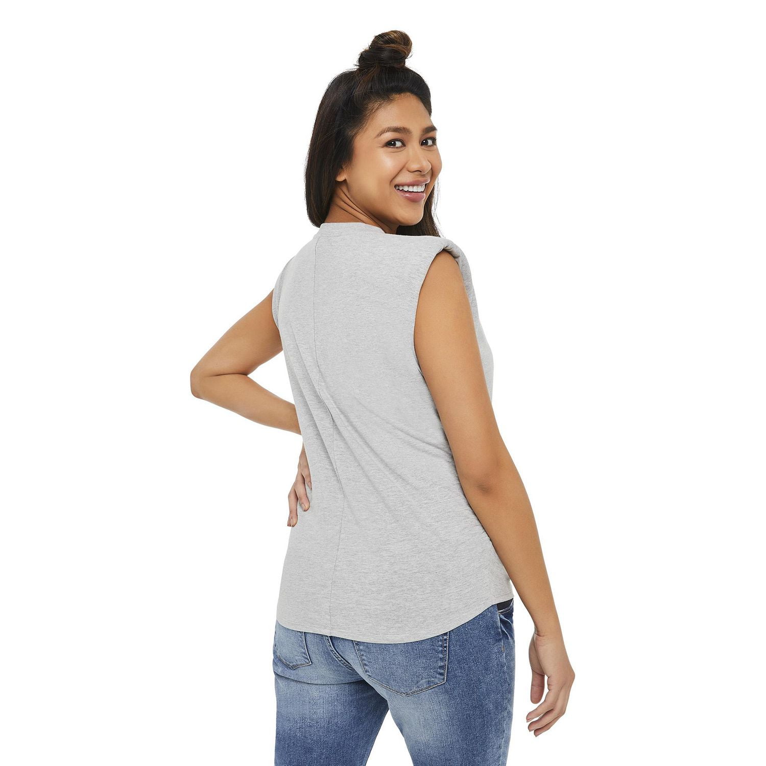 Paisley Sky Maternity Padded Muscle Tee