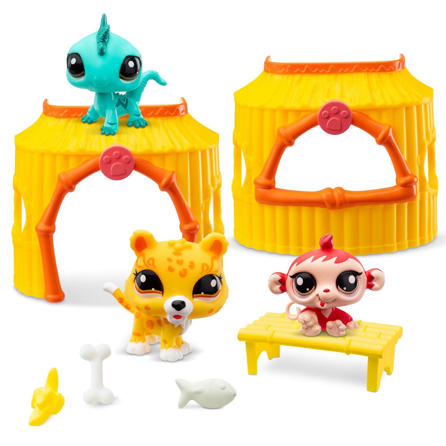 Littlest Pet Shop Tiki Jungle Play Pack LPS Tiki Jungle