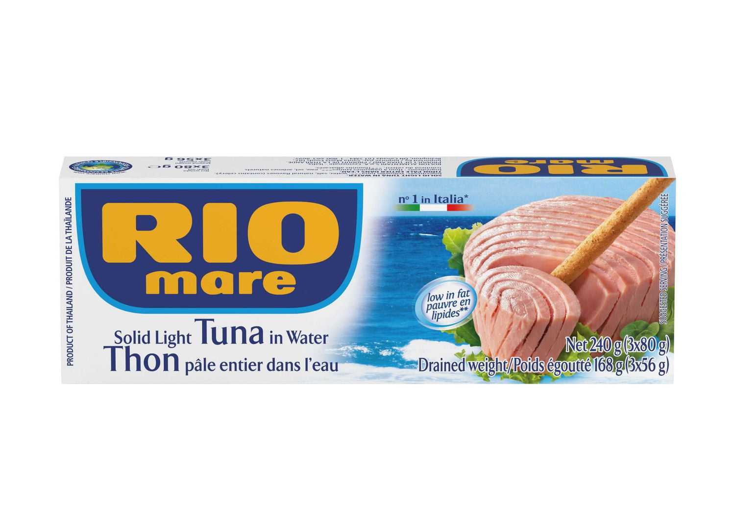 Rio Mare Solid Light Tuna in Water 3 x 80g Walmart Canada
