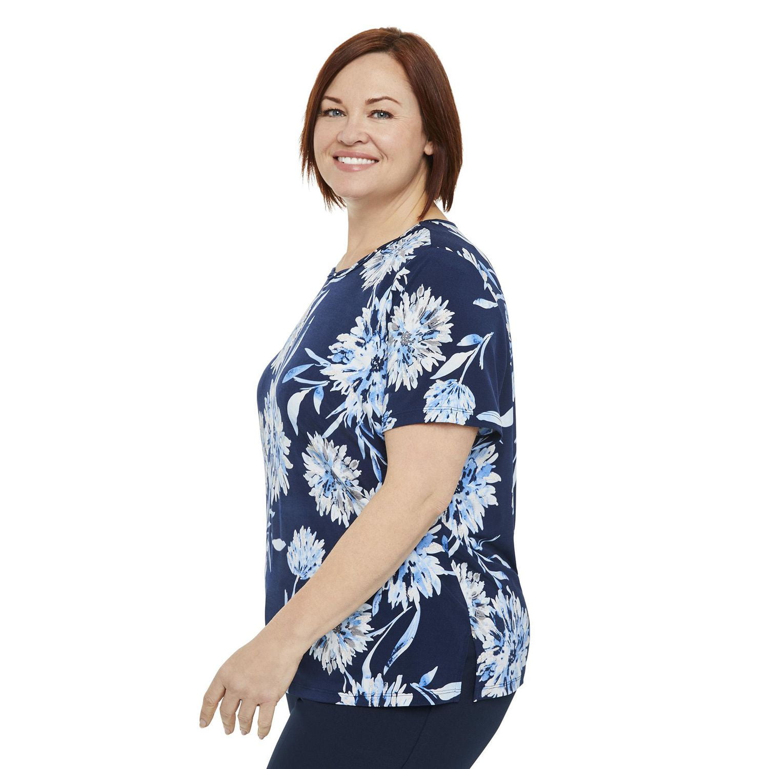 Penmans Plus Women's Short Sleeve Tee with Bling