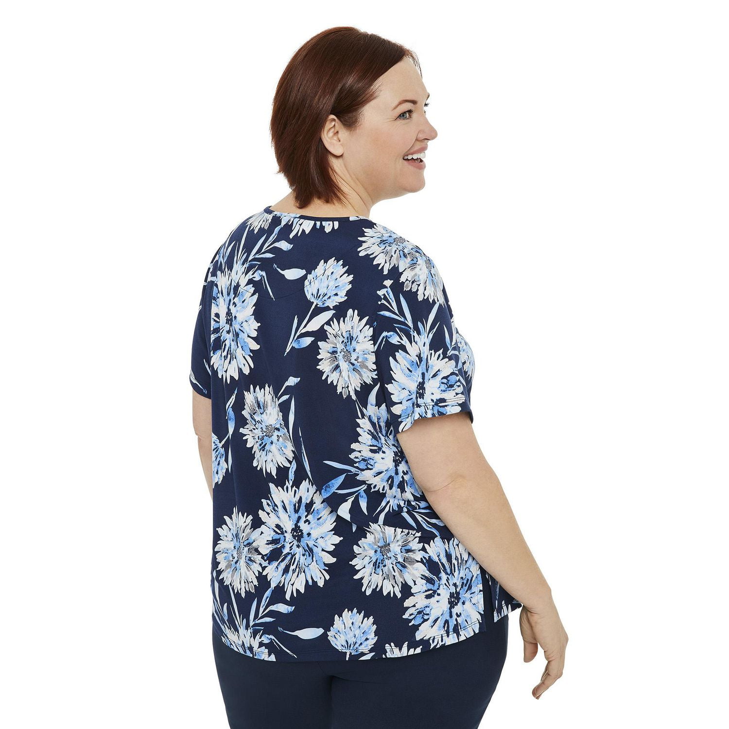 Penmans Plus Women's Short Sleeve Tee with Bling