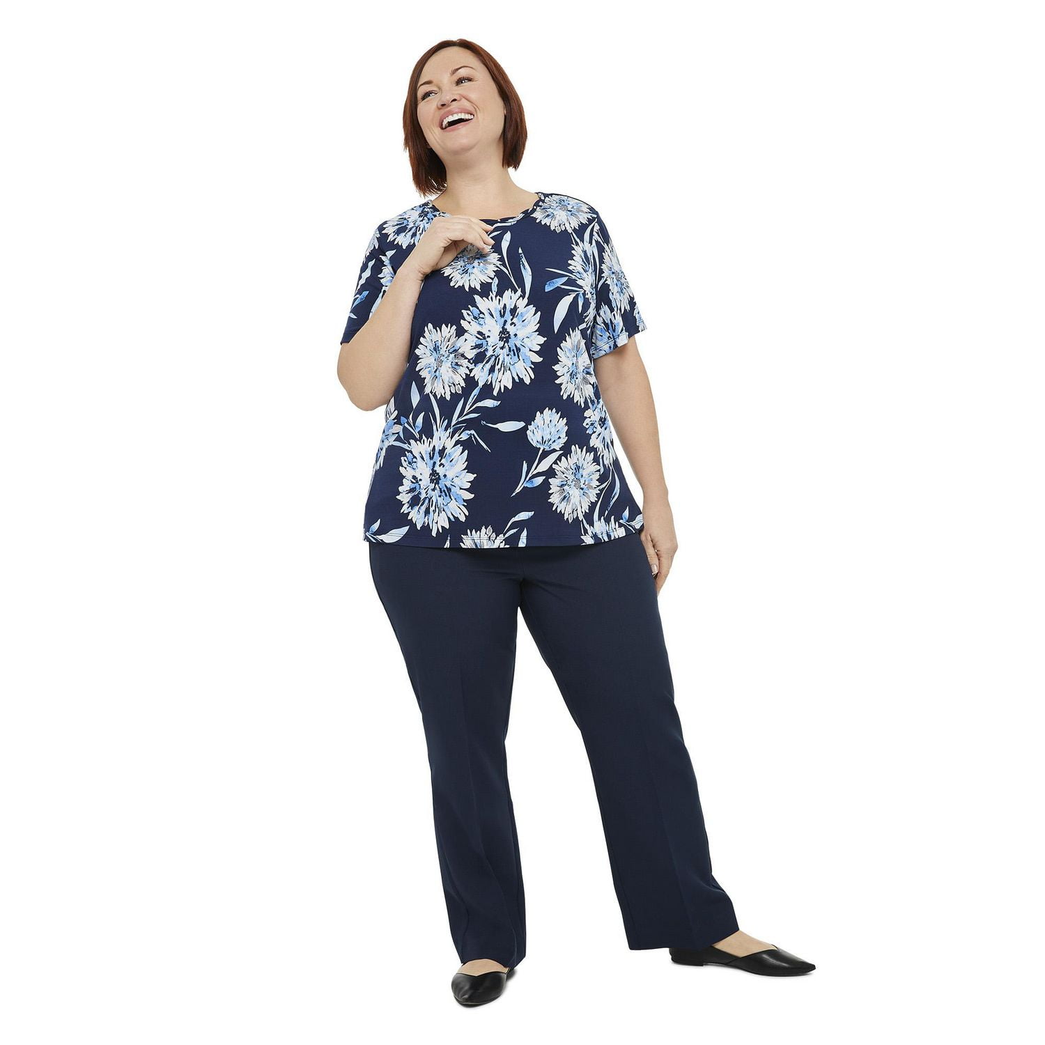 Penmans Plus Women's Short Sleeve Tee with Bling