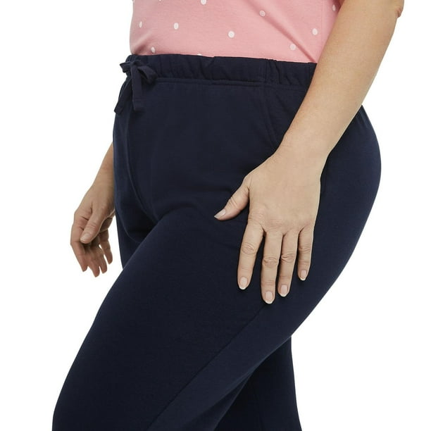 Cotton Kitty Women's Plus Size French Terry Bell Bottom Yoga Pants