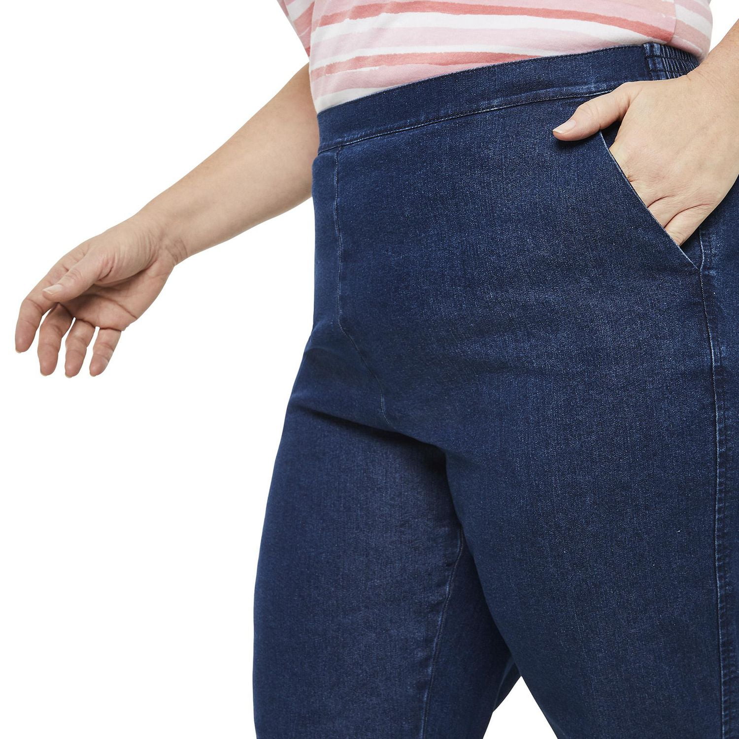 Penmans Plus Women's Pull-On Denim Pant, Sizes 1X-4X