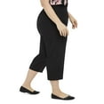 thumbnail image 2 of Penmans Plus Women's Polyester Pull-On Capri Pant, 2 of 6