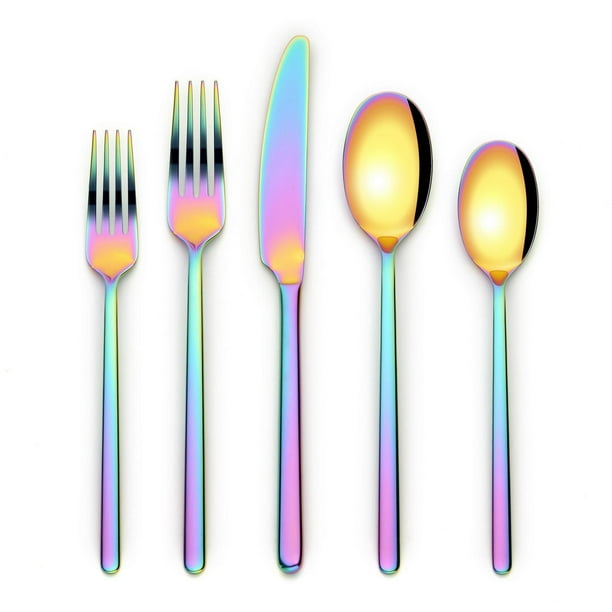 ORNATIVE Jayden Rainbow Flatware 20pc - Walmart.ca