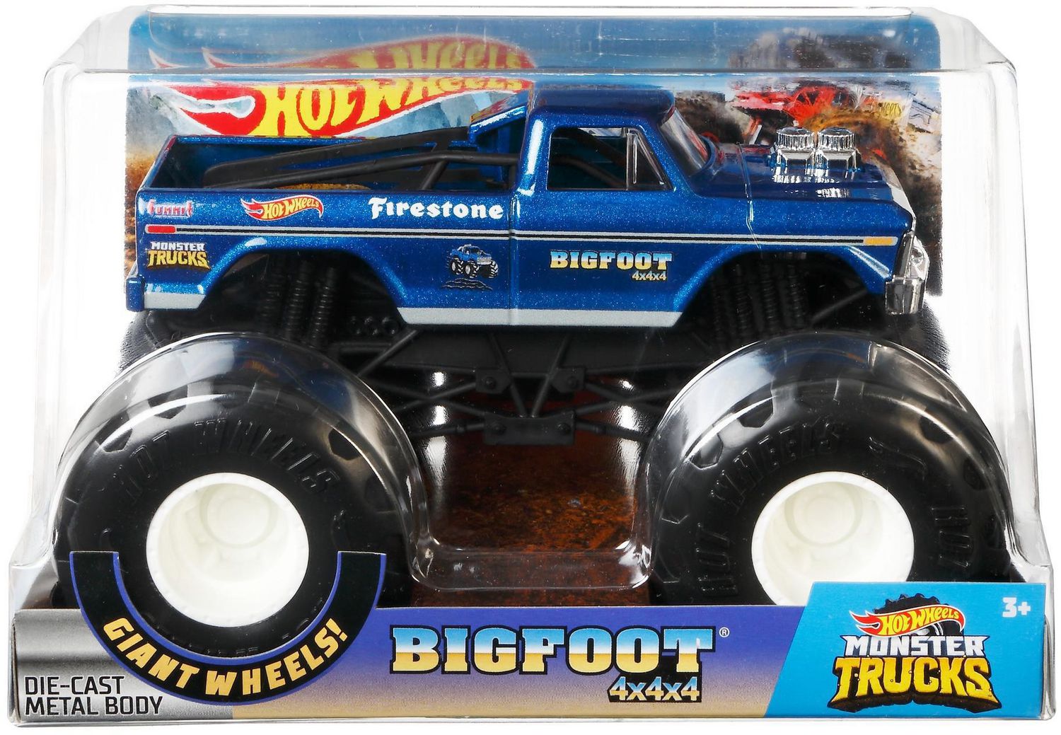 Hot Wheels Monster Trucks Big Foot 4x4x4 Vehicle