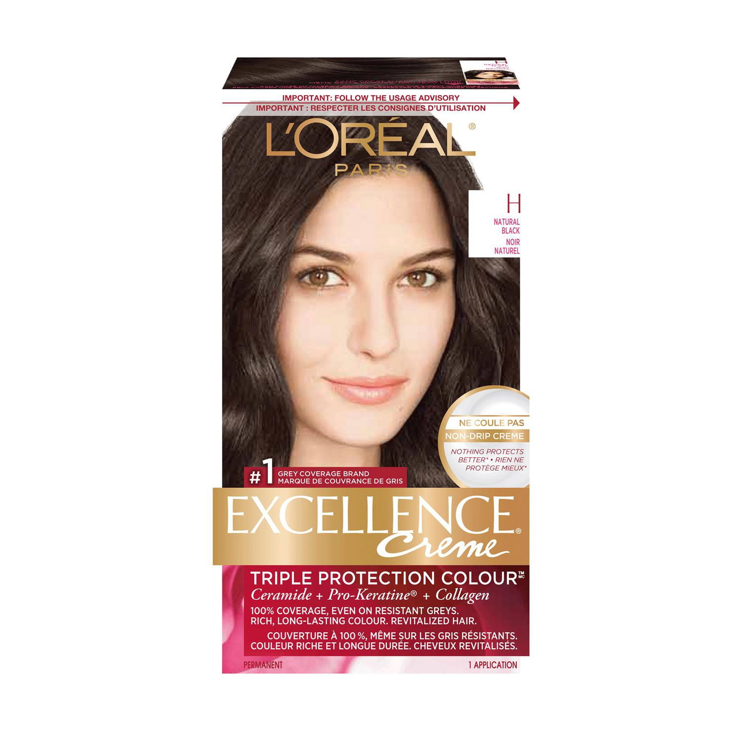 L'Oreal Paris Permanent Hair Colour Excellence Crème, H ...