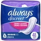 Serviettes d’incontinence et de post-partum Always Discreet, régulières, degré d’absorption abondant, pour femmes, 48 serviettes 48CT – image 1 sur 9