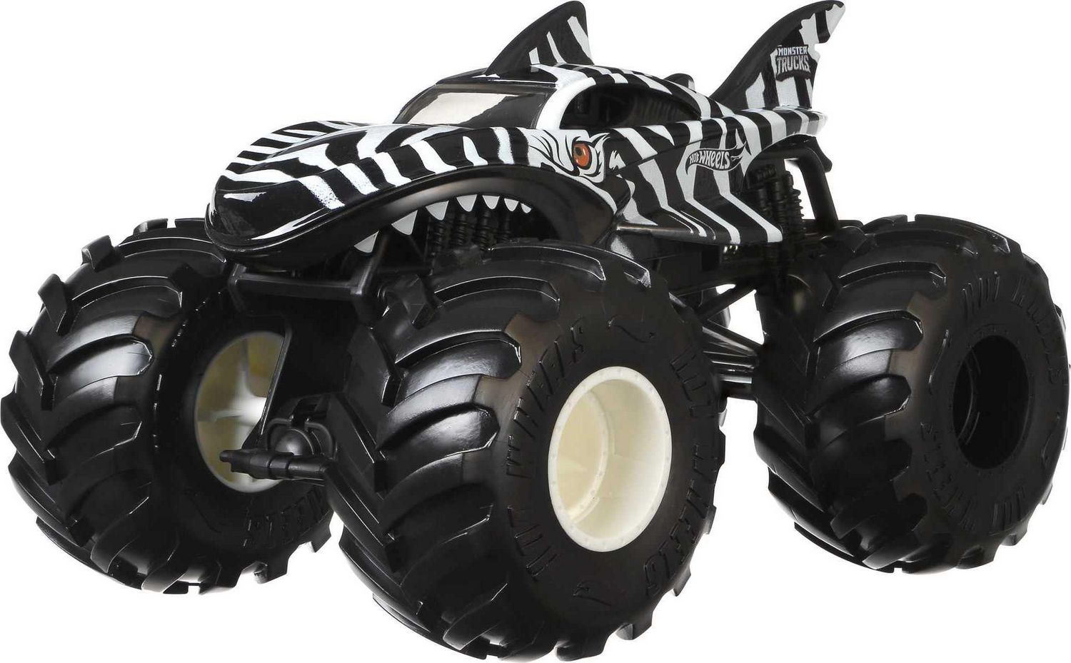 monster truck zebra shark