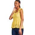 thumbnail image 2 of George Women's Eyelet Tank, 2 of 6