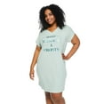 thumbnail image 1 of George Plus Women's V-Neckline Night Shirt, 1 of 6