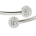 thumbnail image 2 of Quintessential Sterling Silver Bypass Bangle Bracelet, 2 of 4