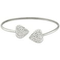 thumbnail image 1 of Quintessential Sterling Silver Open Bangle Bracelet, 1 of 4