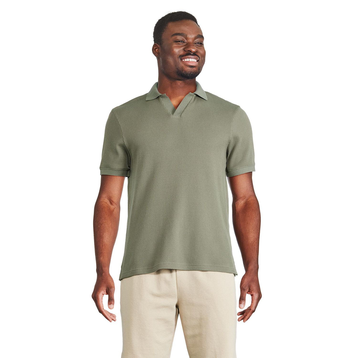 George Men's Johnny Collar Popover