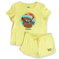 thumbnail image 3 of SmileyWorld® Ladies' 2-Piece Pajama Short Set, 3 of 3