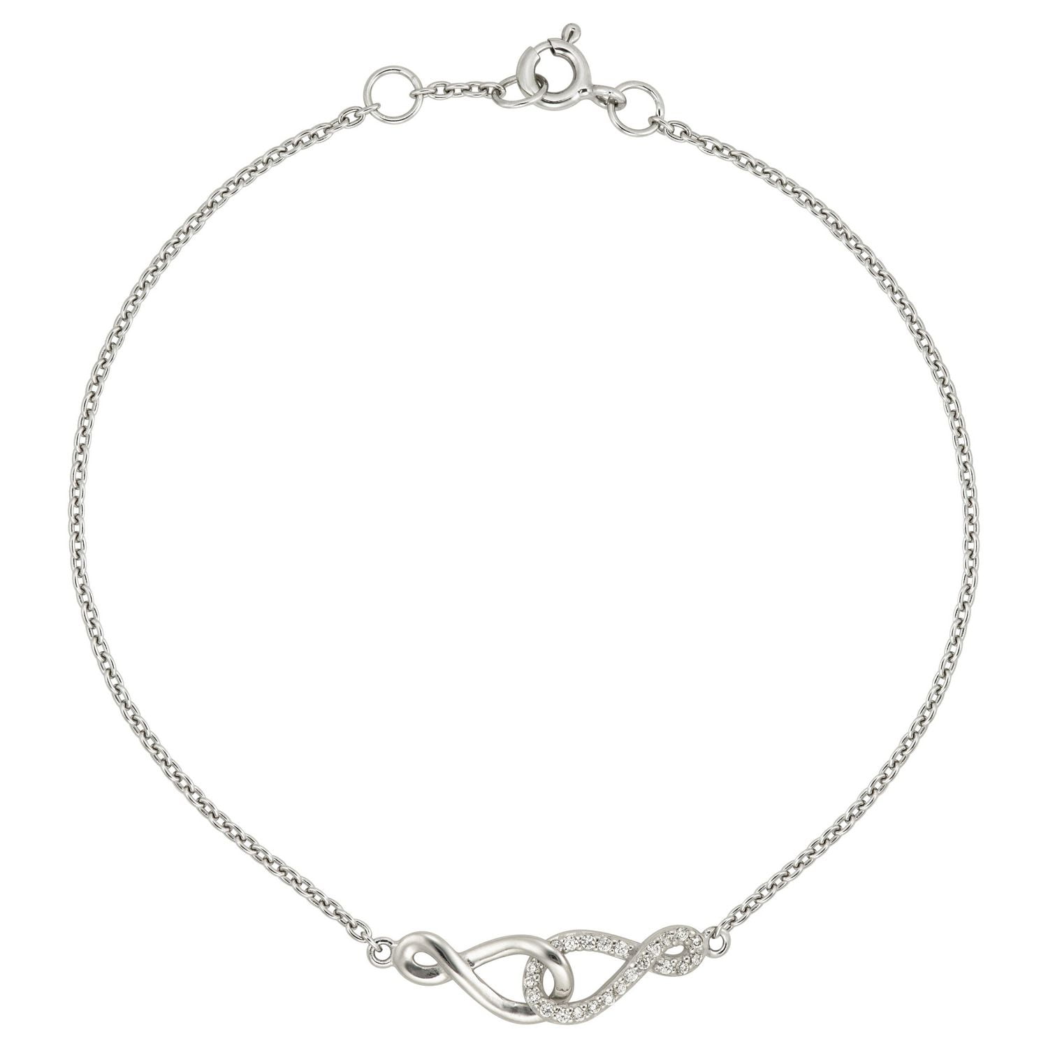 Quintessential – Bracelet Infinity en argent sterling