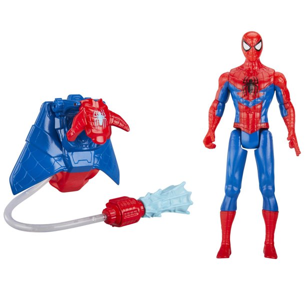 Marvel SpiderMan Aqua  Warriors 4Inch SpiderMan Toy with