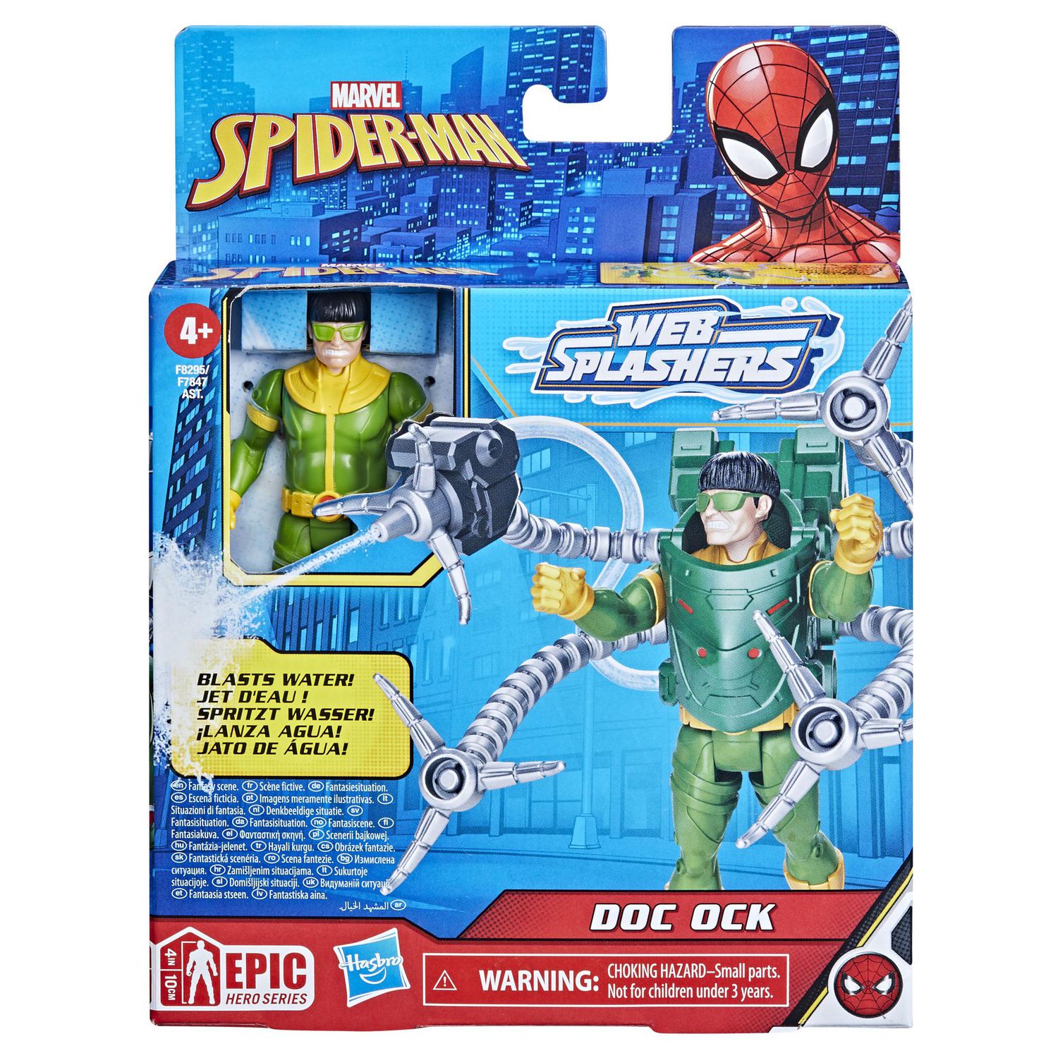 Marvel Spider-Man Aqua Web Warriors 4-Inch Doc Ock Toy with