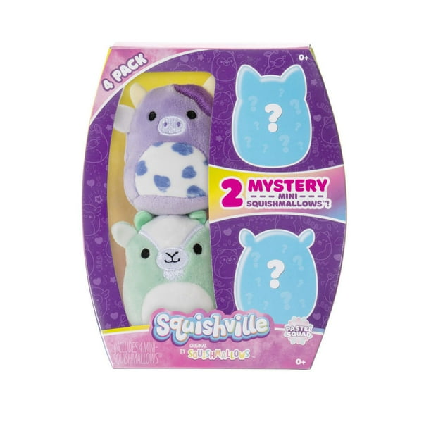 Squishmallows Pastel Squad 4 Pack - Walmart.ca