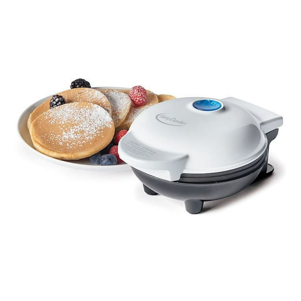 DASH 4 Mini (Leaf) Maker Round Griddle for Individual Pancakes, Cookies  -Yellow