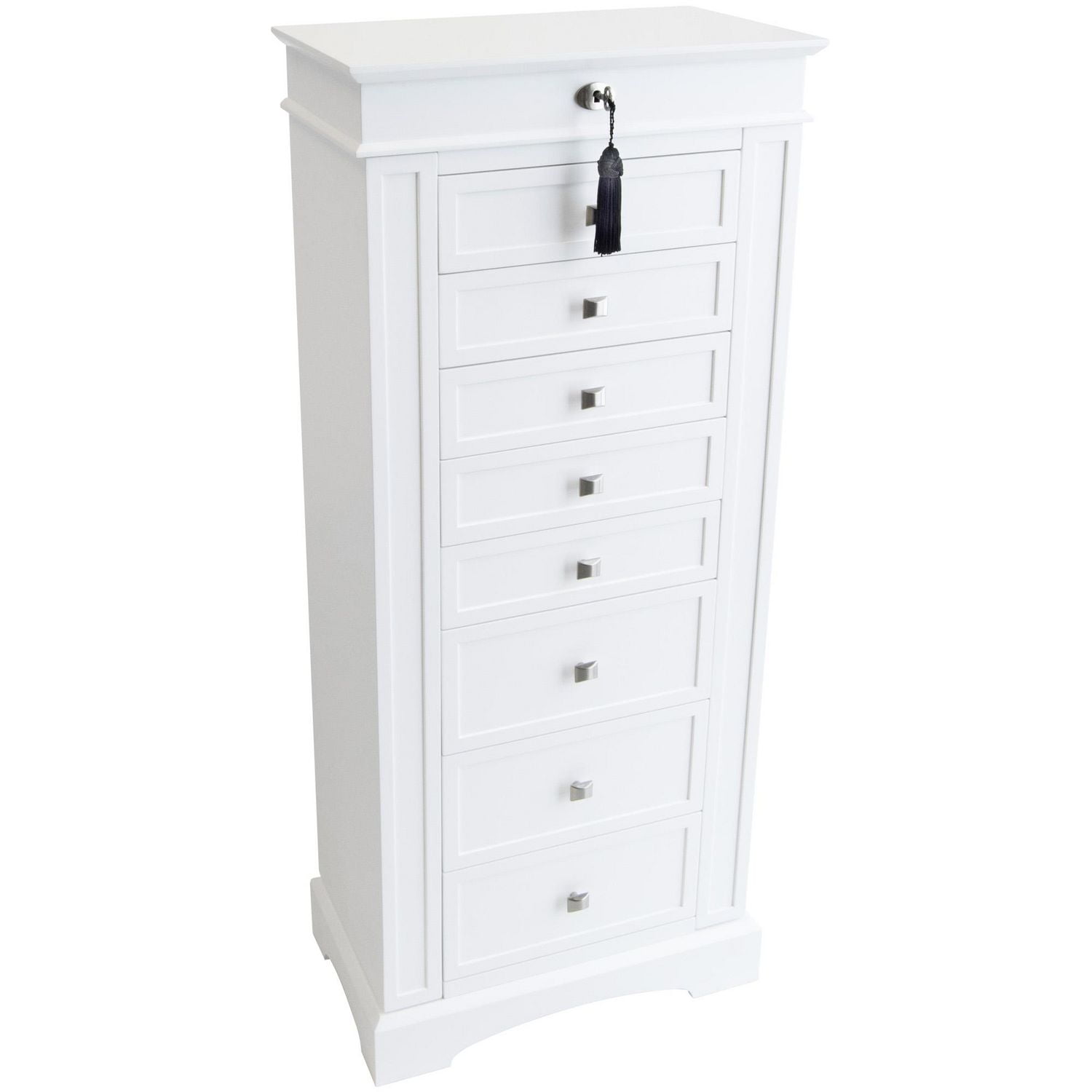 Mele and Co Armoire à bijoux Olympia en blanc