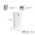 thumbnail image 4 of Mele and Co Armoire à bijoux Olympia en blanc, 4 of 4