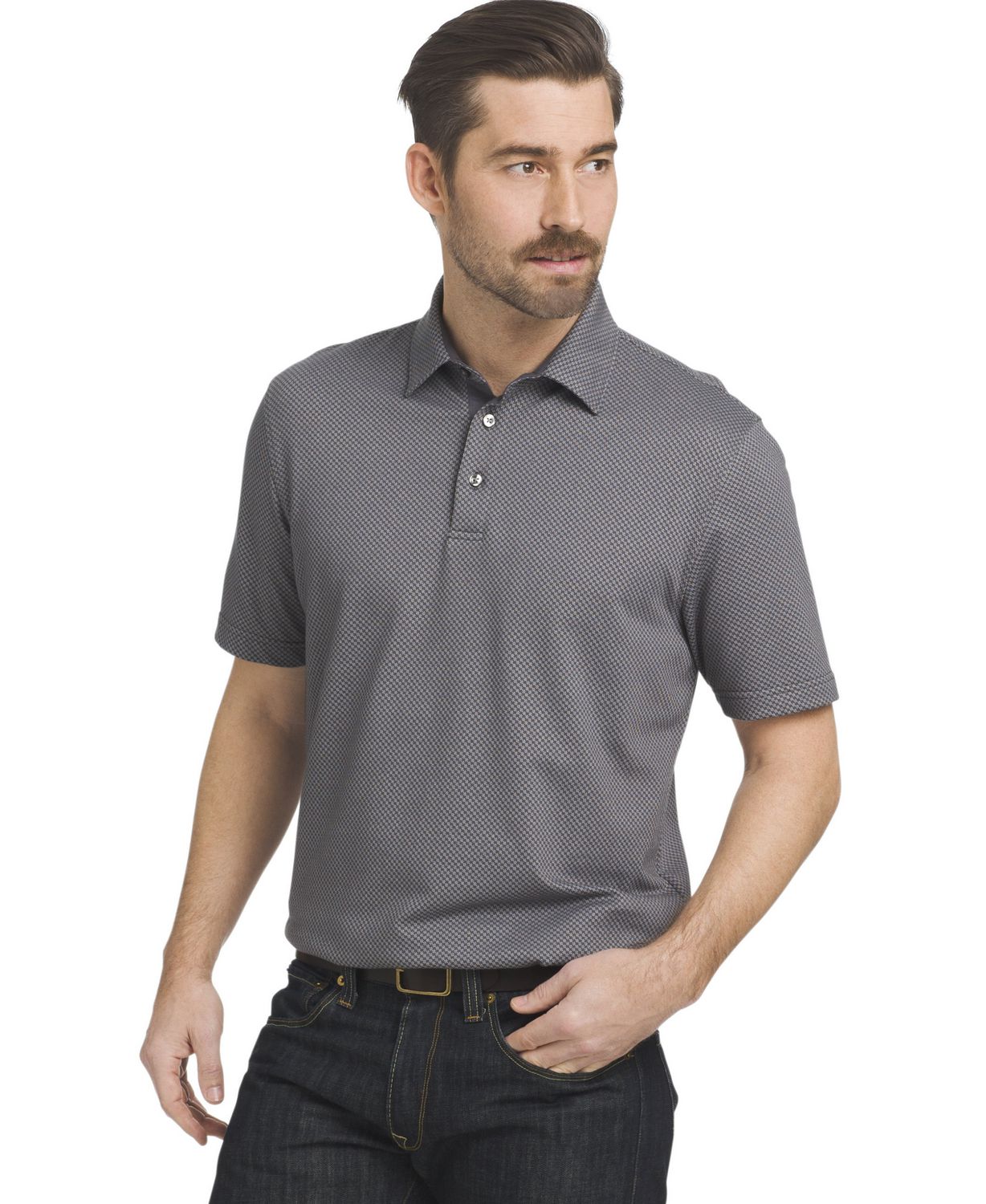 Arrow short Sleeve Jacquard Polo | Walmart Canada