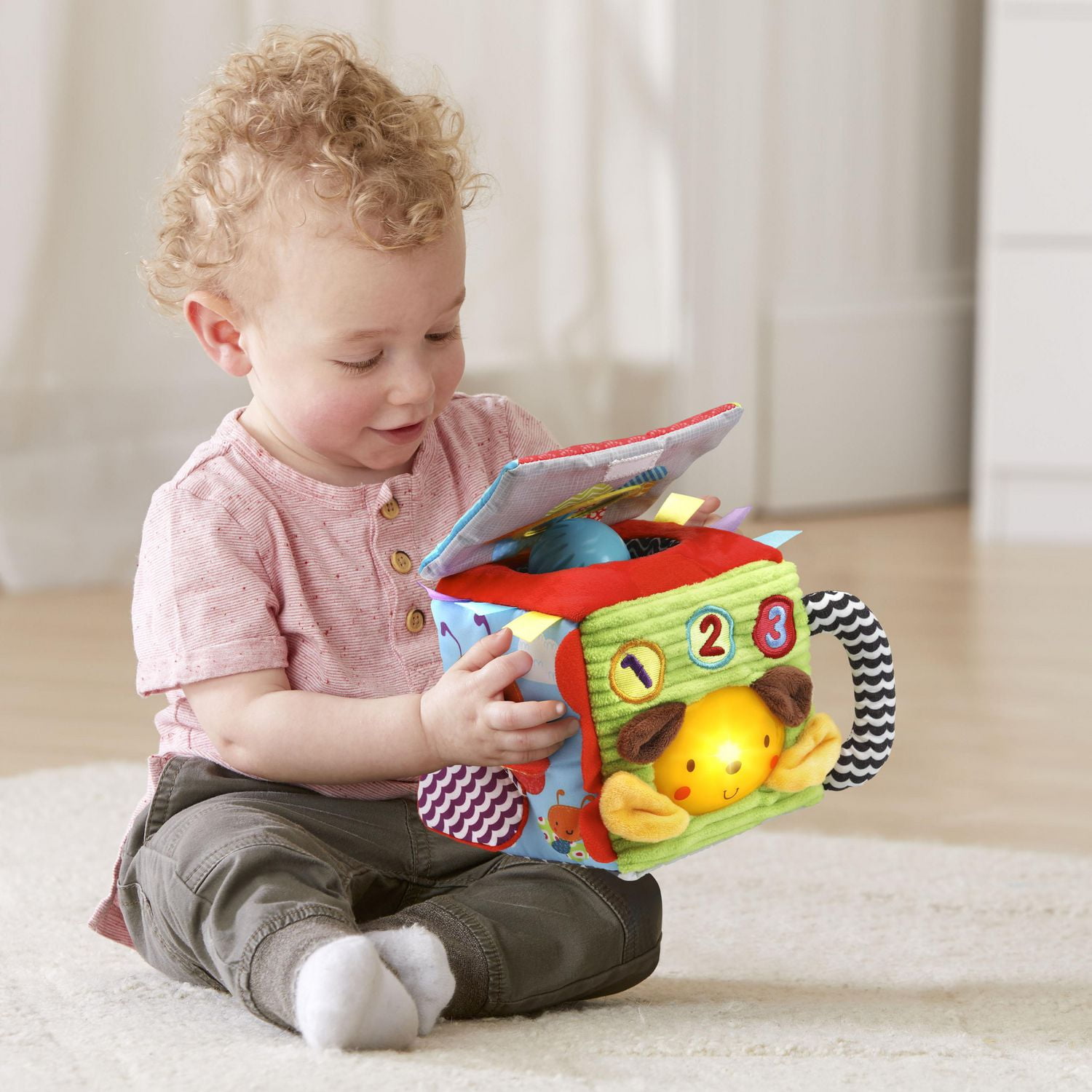 VTech Soft & Smart Sensory Cube™ - English Version, 3 to 24 months