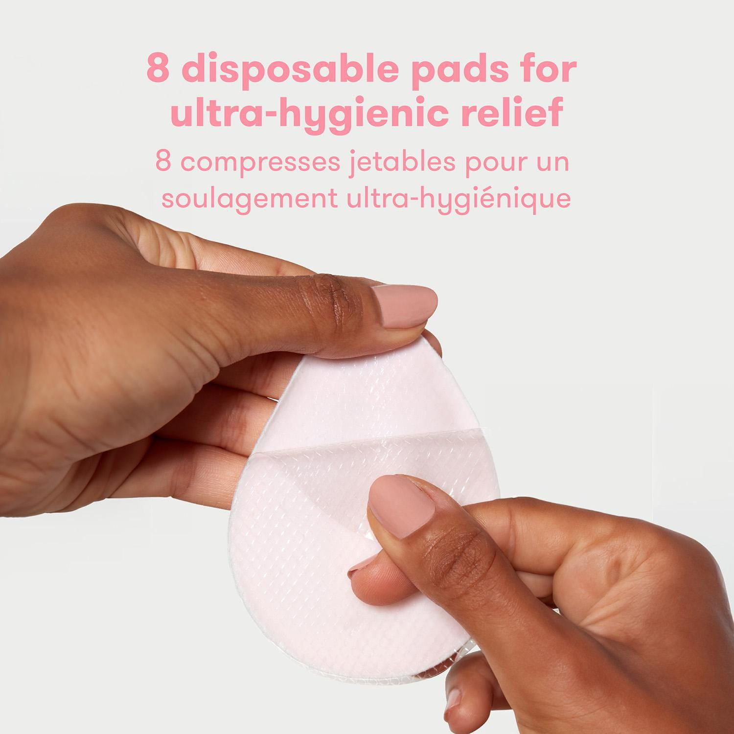 Frida Mom - Nursing Pads, Cooling Hydrogel Nipple Pads for Hydration and Soothing Sore Nipples, Breastfeeding Essentials, 8ct, 8 count
